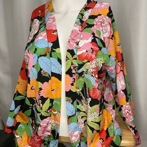 Floral Kimono Open Cardigan